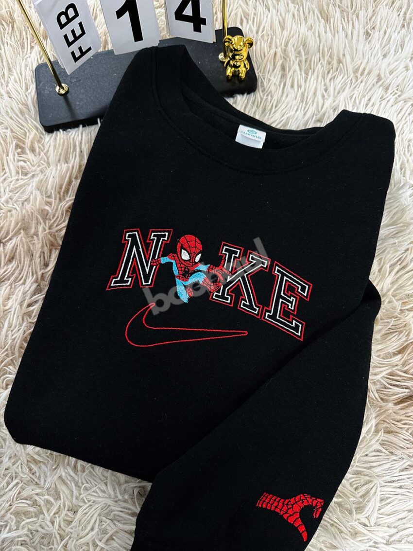 Spiderman and Spidergwen – Kids Embroidered Shirt