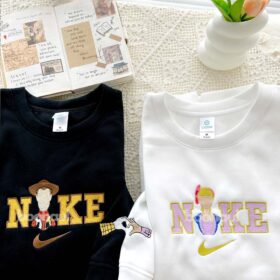 Stitch & Angel- Kids Embroidered Sweatshirt