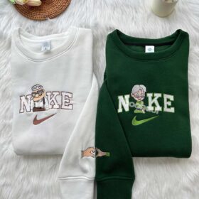 Mario and Princess Peach – Embroidered Shirt