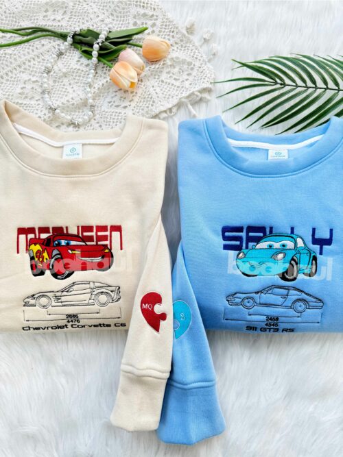 Cars Mcqueen & Sally & Mater Version 2 – Embroidered Shirt