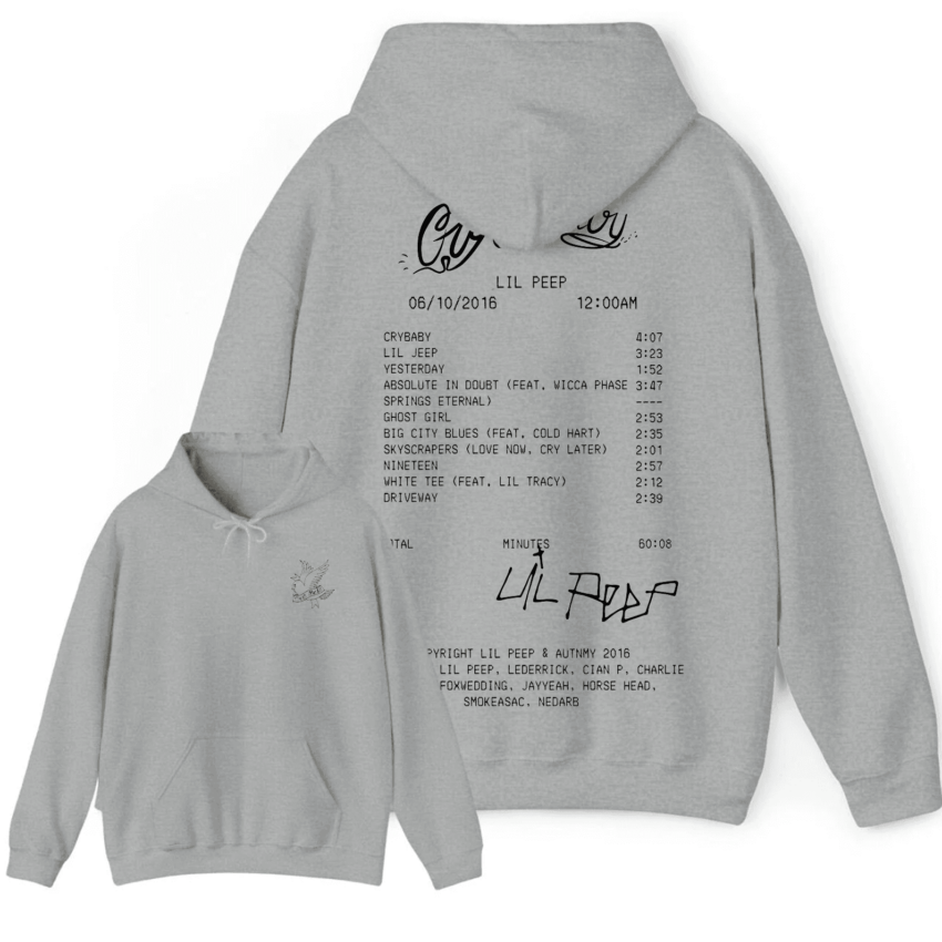 Lil Peep Crybaby Album Songs – Sweatshirt