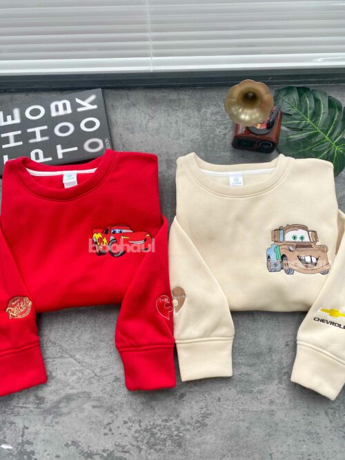 Cars McQueen, Sally and Mater – Embroidered Sweatshirt