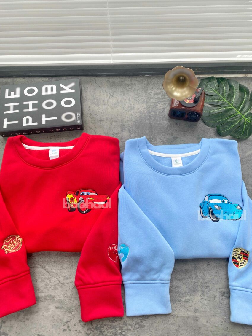 Cars McQueen, Sally and Mater – Kid Embroidered Sweatshirt