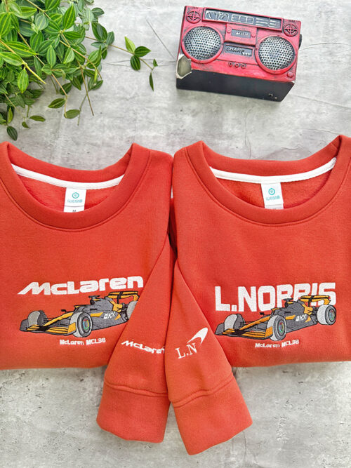 F1 Lando Norris & McLaren – Embroidered Sweatshirt