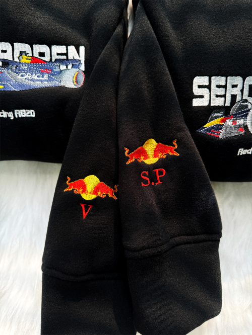 F1 Max Verstappen & Sergio Pérez – Embroidered Sweatshirt