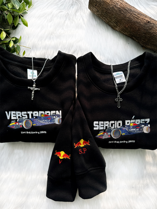 F1 Max Verstappen & Sergio Pérez – Embroidered Sweatshirt
