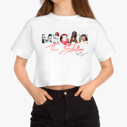 Megan Thee Stallion Albums – Champion Women’s Heritage Cropped T-Shirt