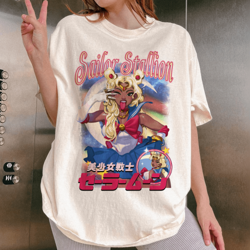 Megan Sailor Stallion Blonde Hair – Shirt