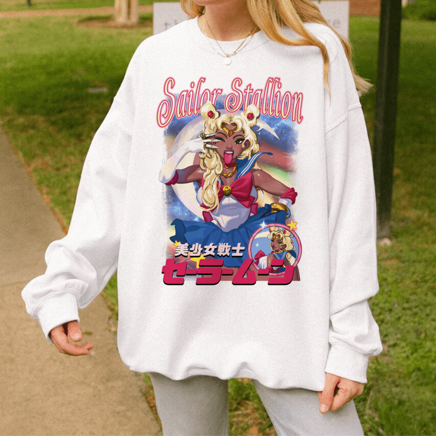 Megan Sailor Stallion Blonde Hair – Shirt