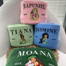 Spiderman and Spiderwoman – Embroidered Shirt