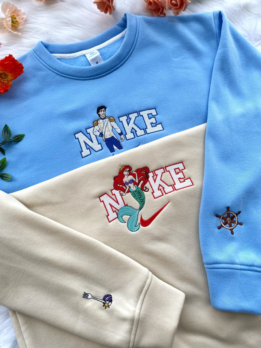 Ariel and Prince Eric Ver 2 – Embroidered Shirts