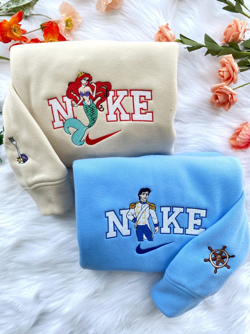 Ariel and Prince Eric Ver 2 – Embroidered Shirts