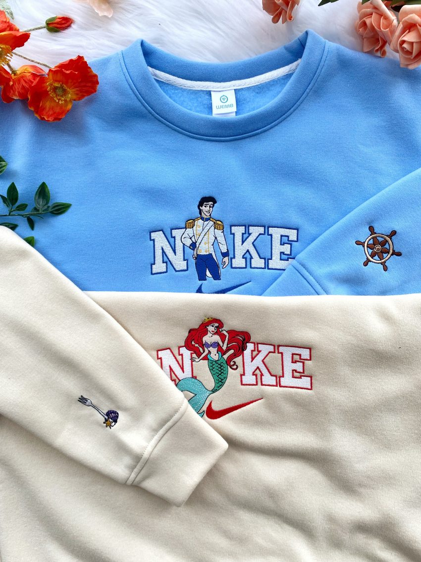 Ariel and Prince Eric Ver 2 – Embroidered Shirts