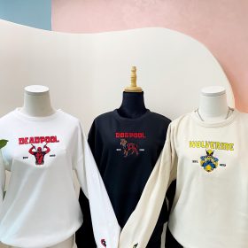 Wall-E and Eve Ver2 Couple Embroidered Sweatshirt