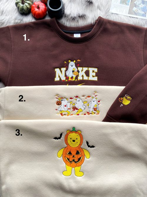 Halloween Winnie The Pooh – Embroidered Shirts