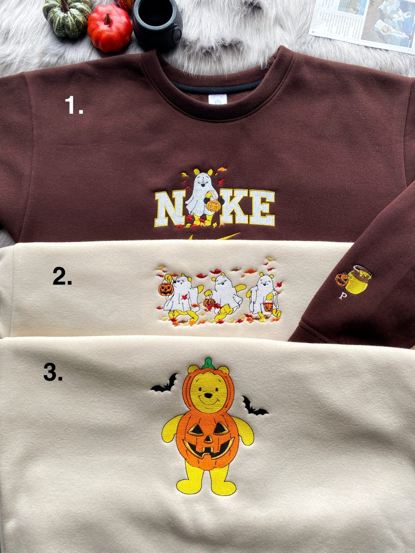 Halloween Winnie The Pooh – Embroidered Shirts