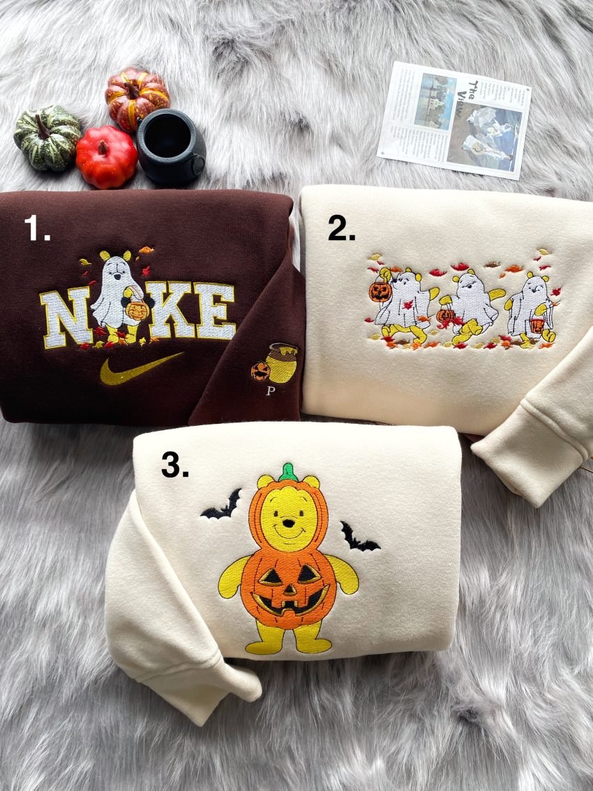 Halloween Winnie The Pooh – Embroidered Shirts