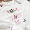 Christmas Stitch & Angel – Side Bow Embroidered Shirts