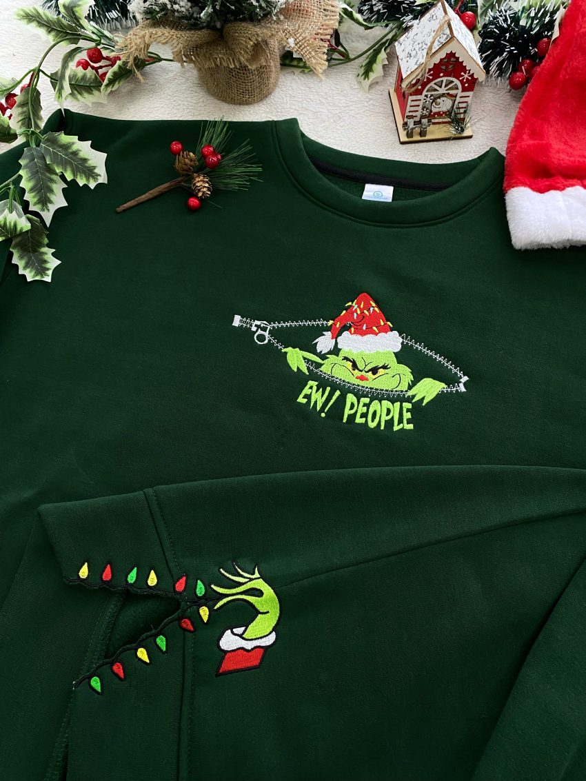 The Grinch Christmas – Embroidered Shirts