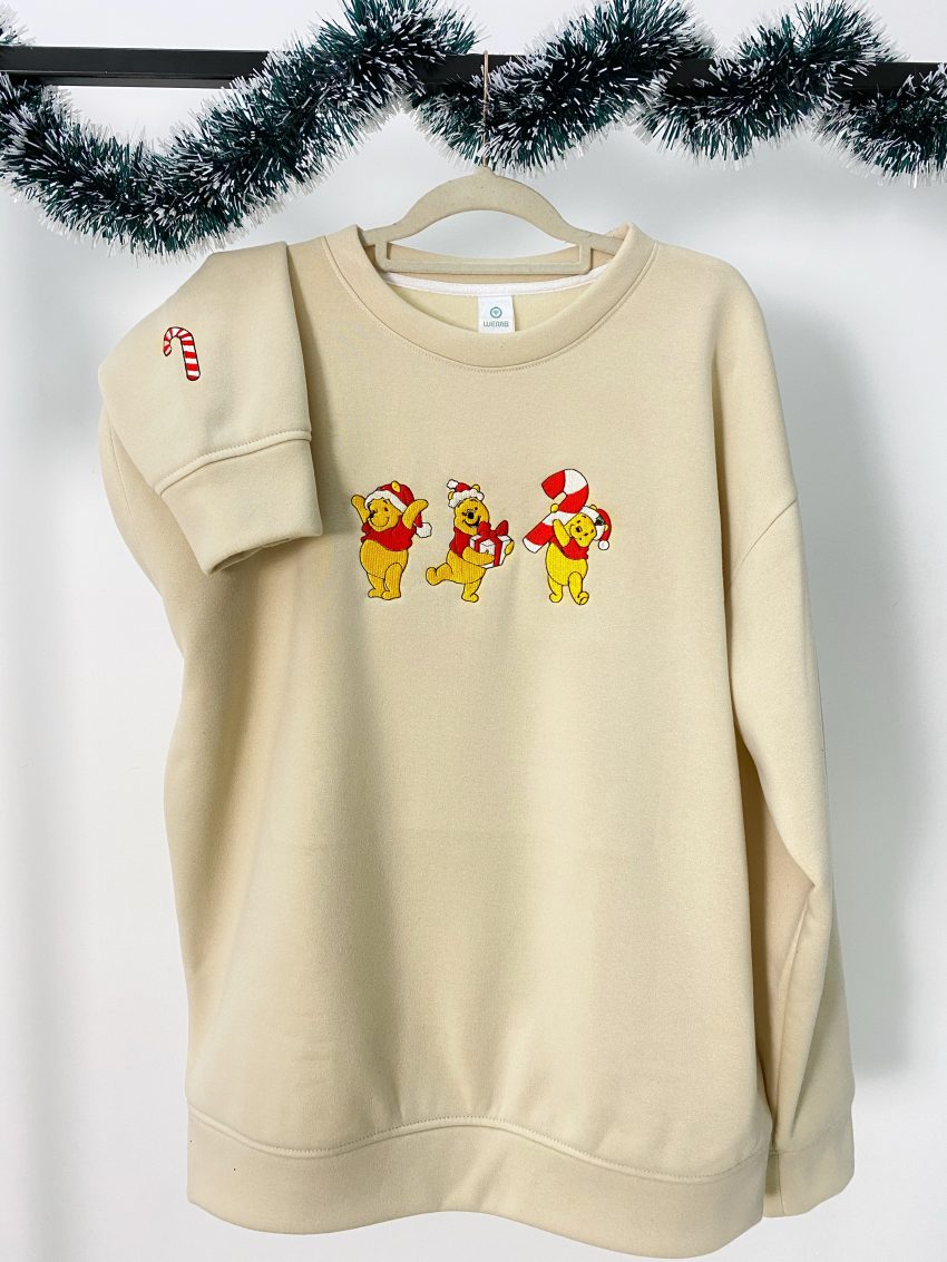 Christmas Winnie The Pooh ver 2 – Embroidered Shirts