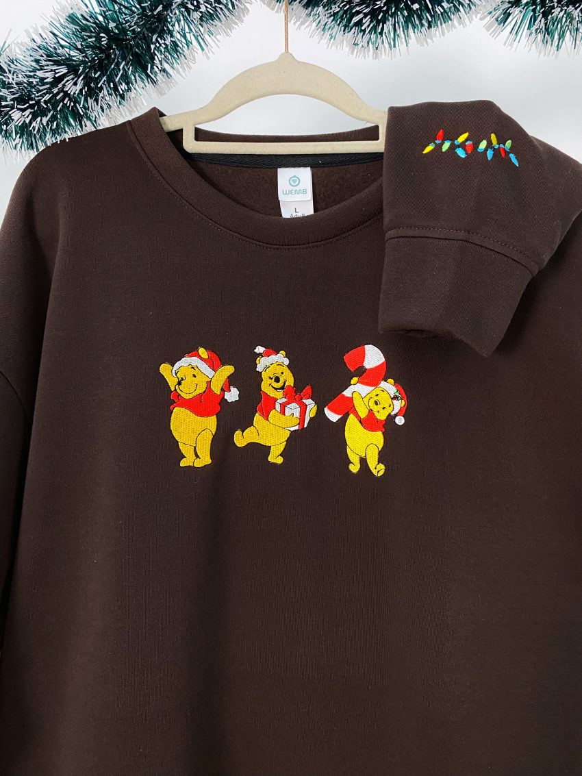 Christmas Winnie The Pooh ver 2 – Embroidered Shirts