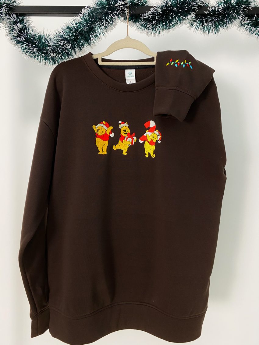 Christmas Winnie The Pooh ver 2 – Embroidered Shirts