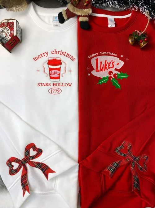 Christmas Gilmore Girls – Embroidered Shirts