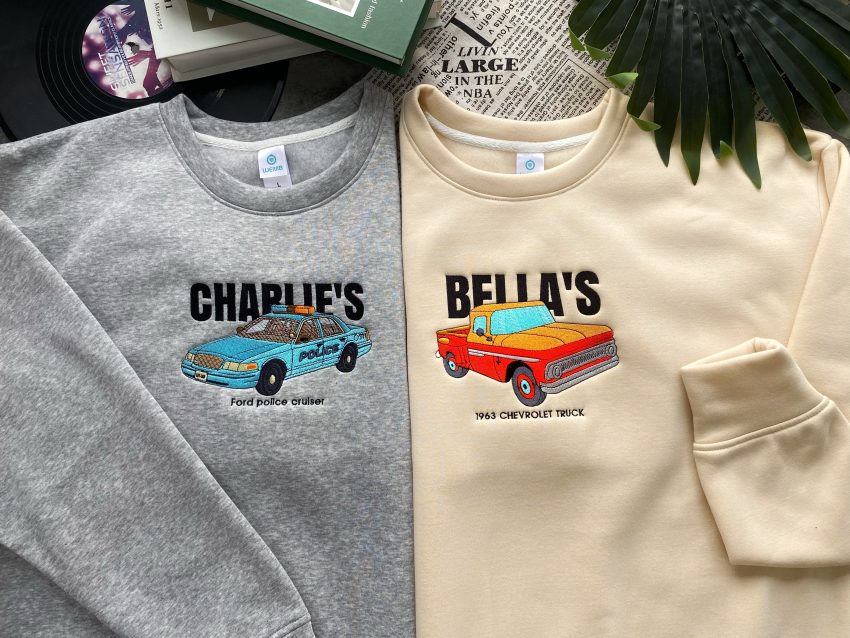 Twilight Charlie and Bella – Embroidered Sweatshirt