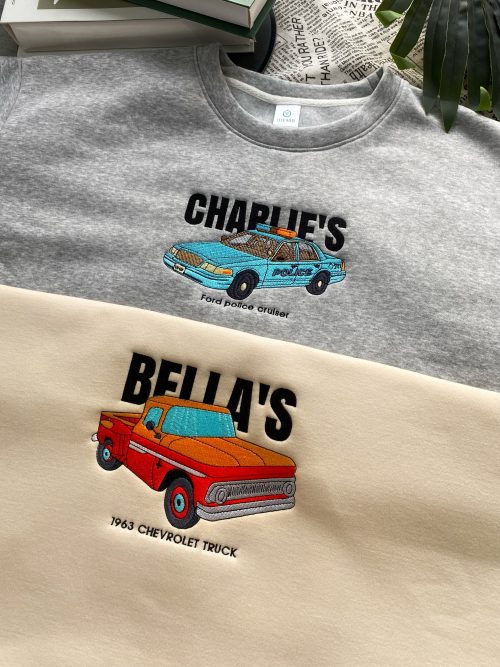Twilight Charlie and Bella – Embroidered Sweatshirt