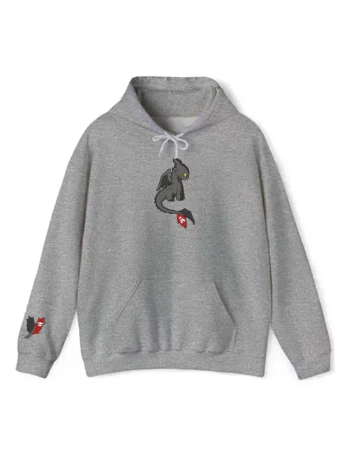 Night Fury and Light Fury – Embroidered Hoodie