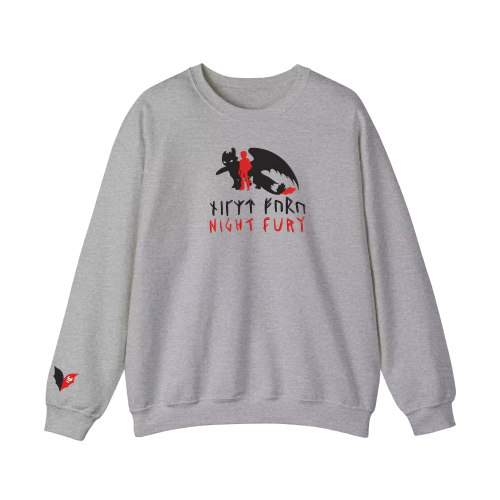 Hiccup & Night Fury – Embroidered Sweatshirt