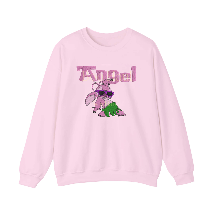 Stitch, Lilo and Angel – Embroidered Sweatshirt