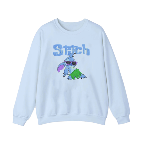Stitch, Lilo and Angel – Embroidered Sweatshirt