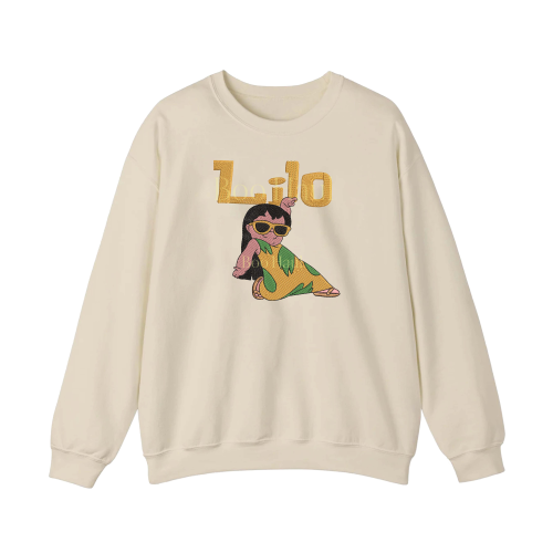 Stitch, Lilo and Angel – Embroidered Sweatshirt