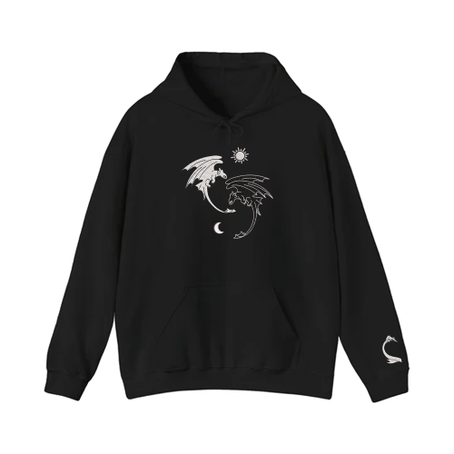 Night Fury and Light Fury 2 – Embroidered Hoodie