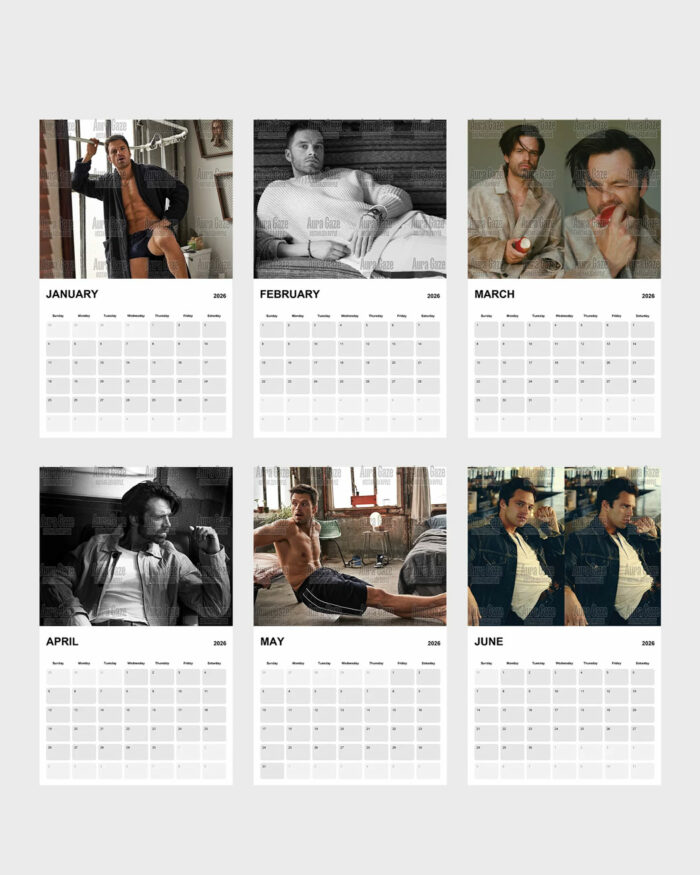 Sebastian Stan – 2026 Calendar