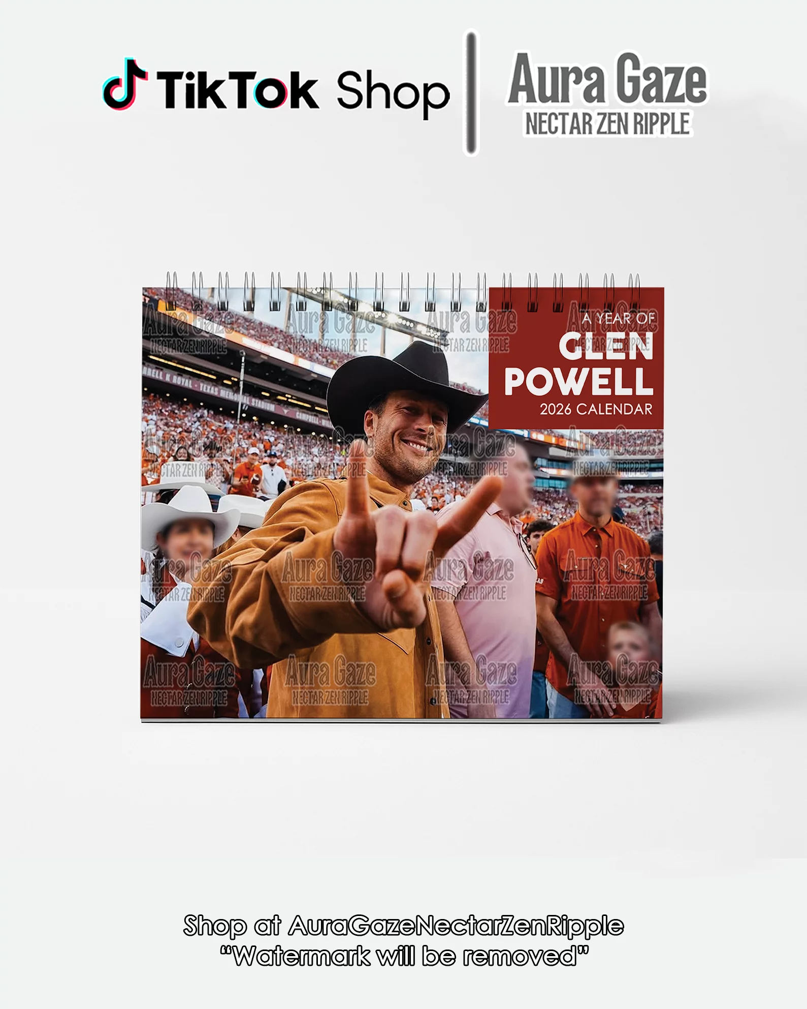 Glen Powell – 2026 Calendar