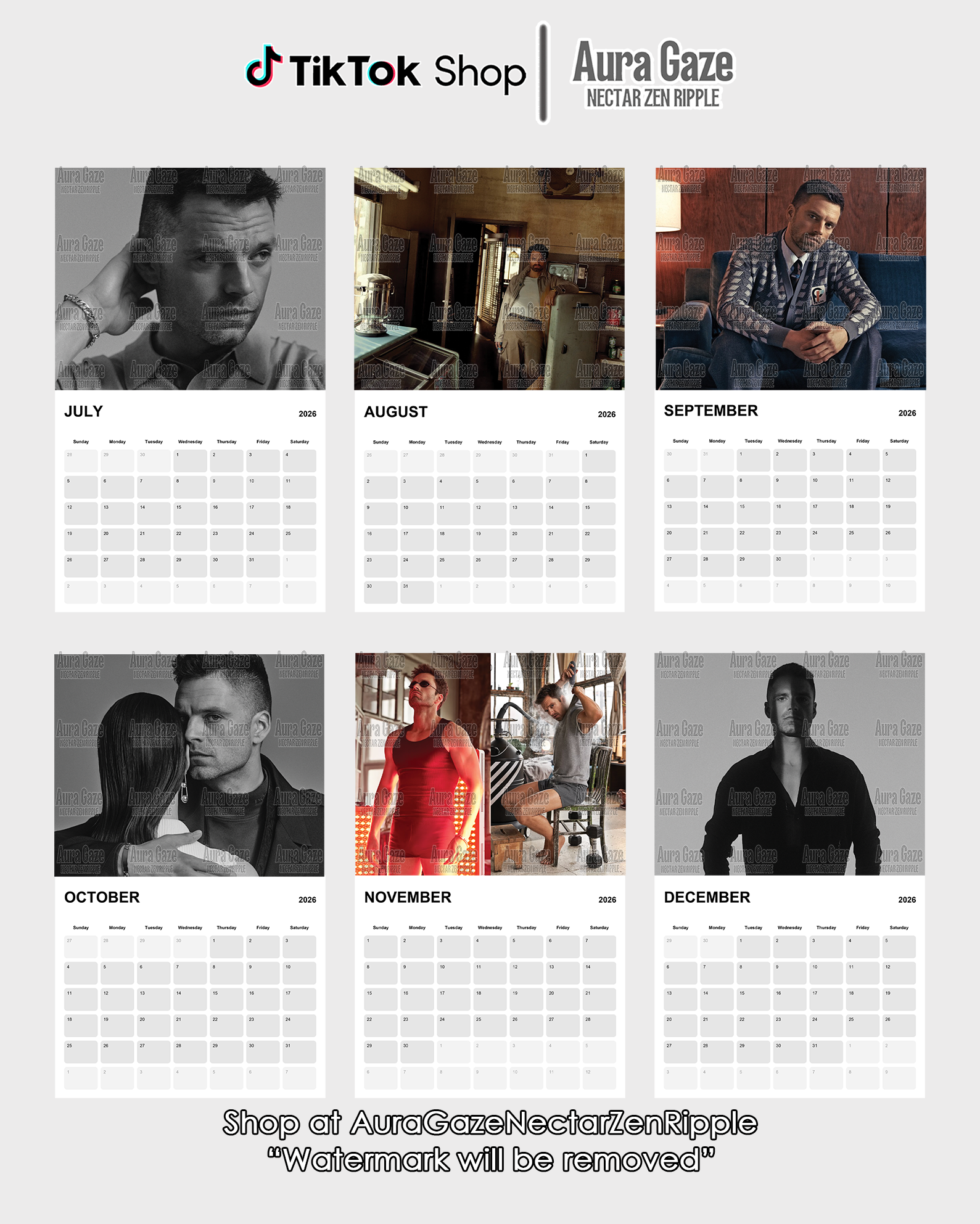 Sebastian Stan – 2026 Calendar Sebastian Stan – 2026 Calendar