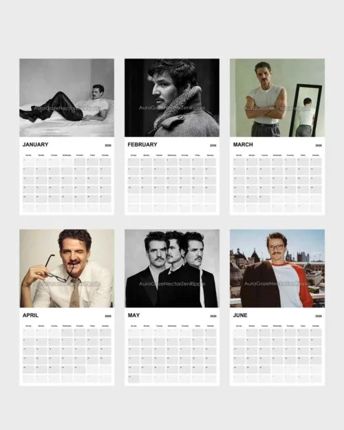 Pedro Pascal – 2026 Calendar