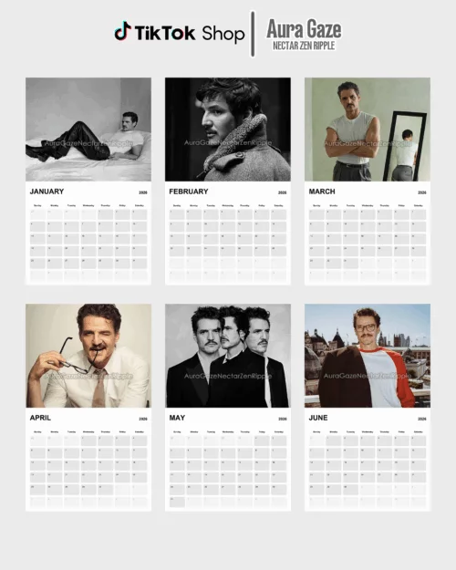 Pedro Pascal – 2026 Calendar