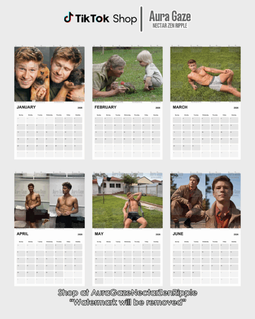 Robert Irwin – 2026 Calendar