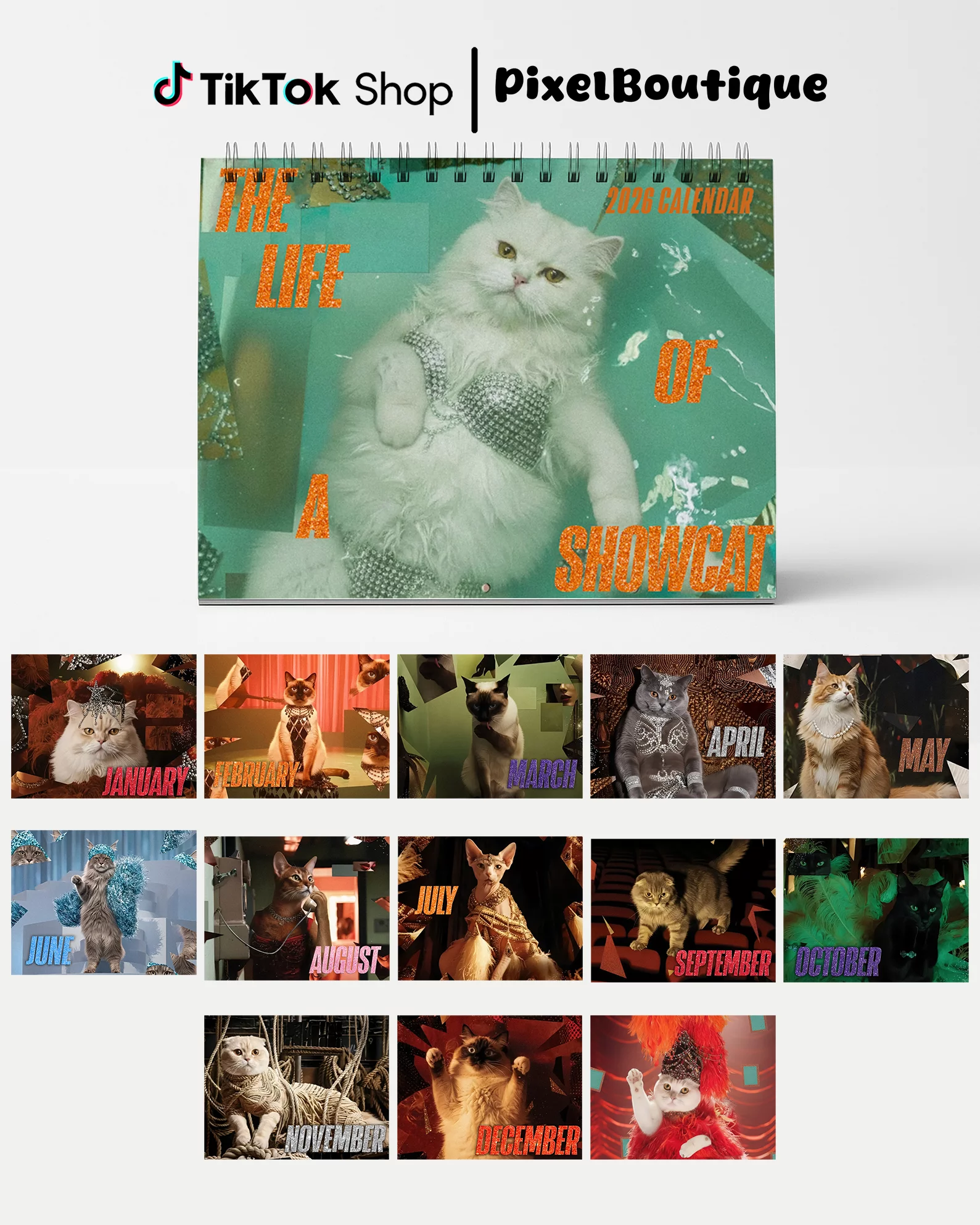 The Life Of A Showcat – 2026 Calendar
