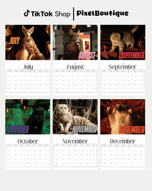 The Life Of A Showcat – 2026 Calendar