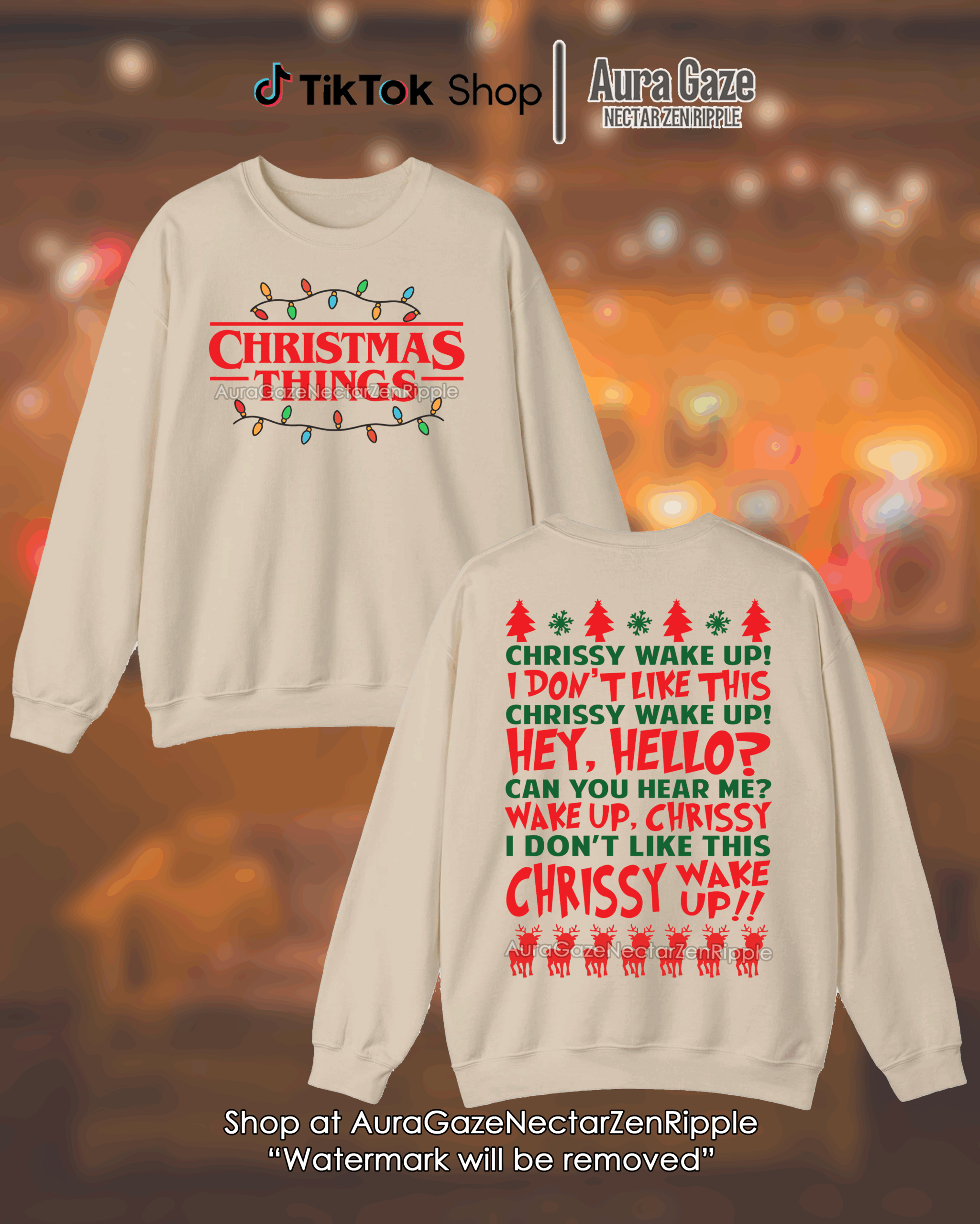 Chrissy Wakeup Stranger Things – Sweatshirt