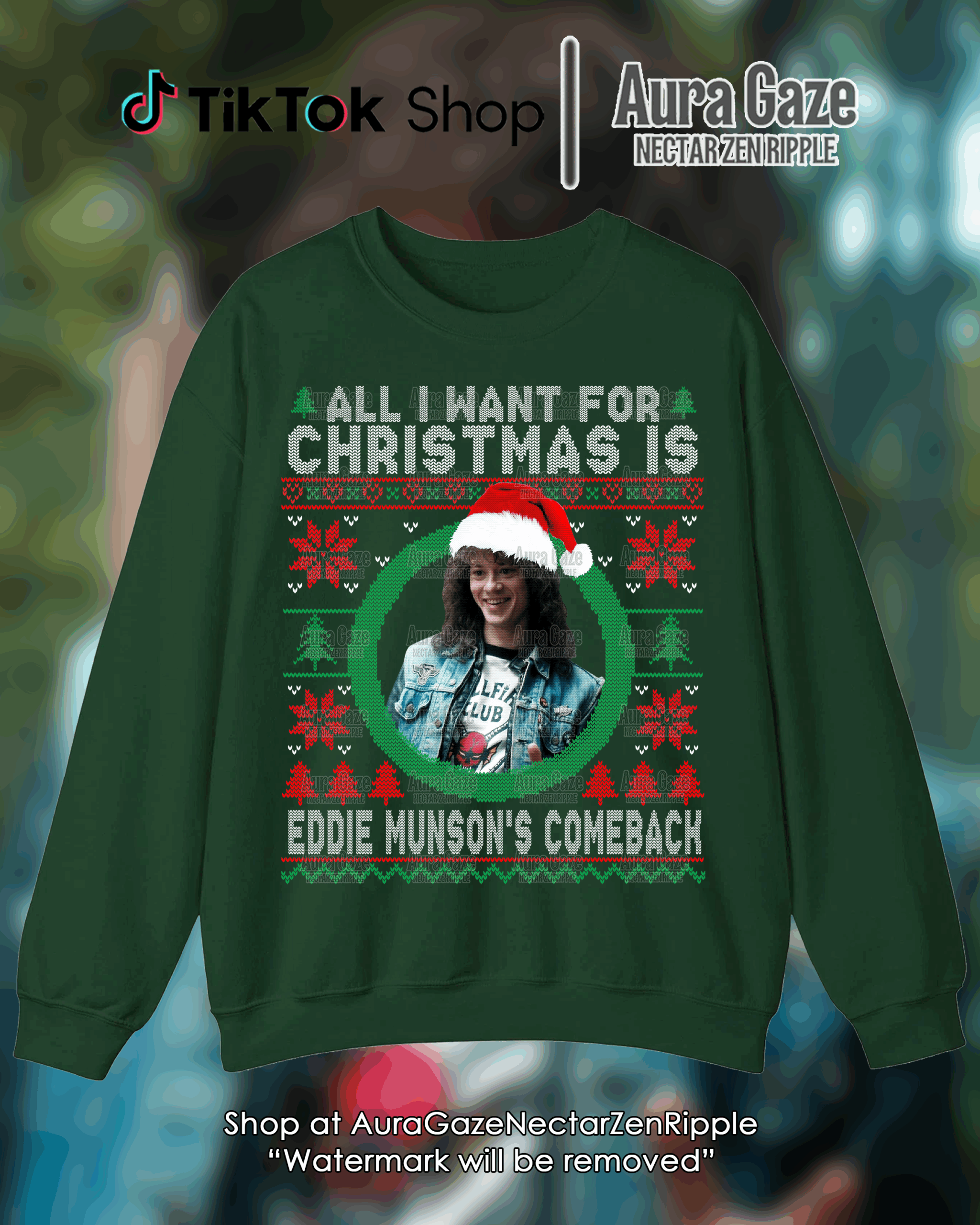 All I Want For Christmas Is Eddie’s Comeback – Sweatshirt All I Want For Christmas Is Eddie’s Comeback – Sweatshirt