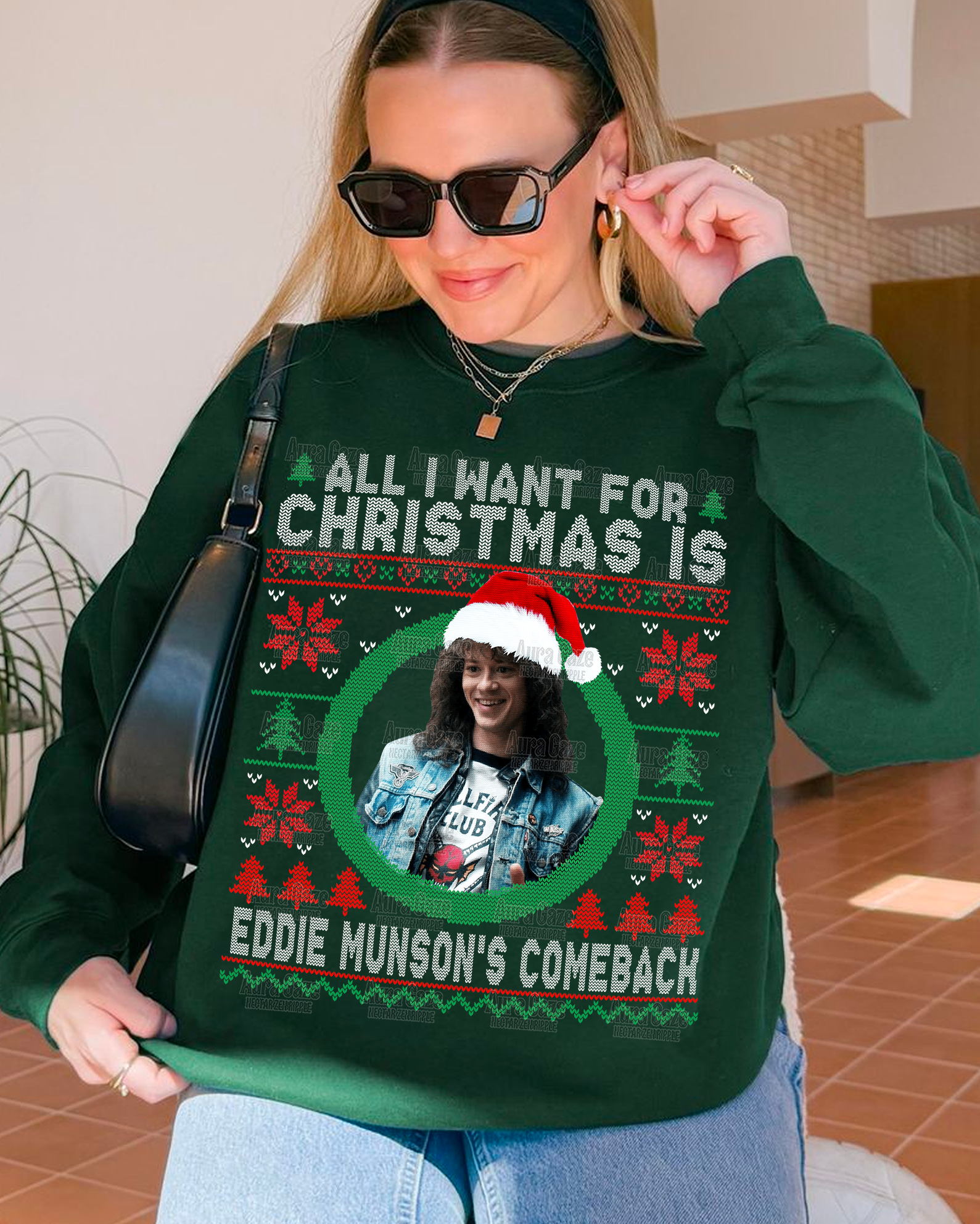 All I Want For Christmas Is Eddie’s Comeback – Sweatshirt All I Want For Christmas Is Eddie’s Comeback – Sweatshirt