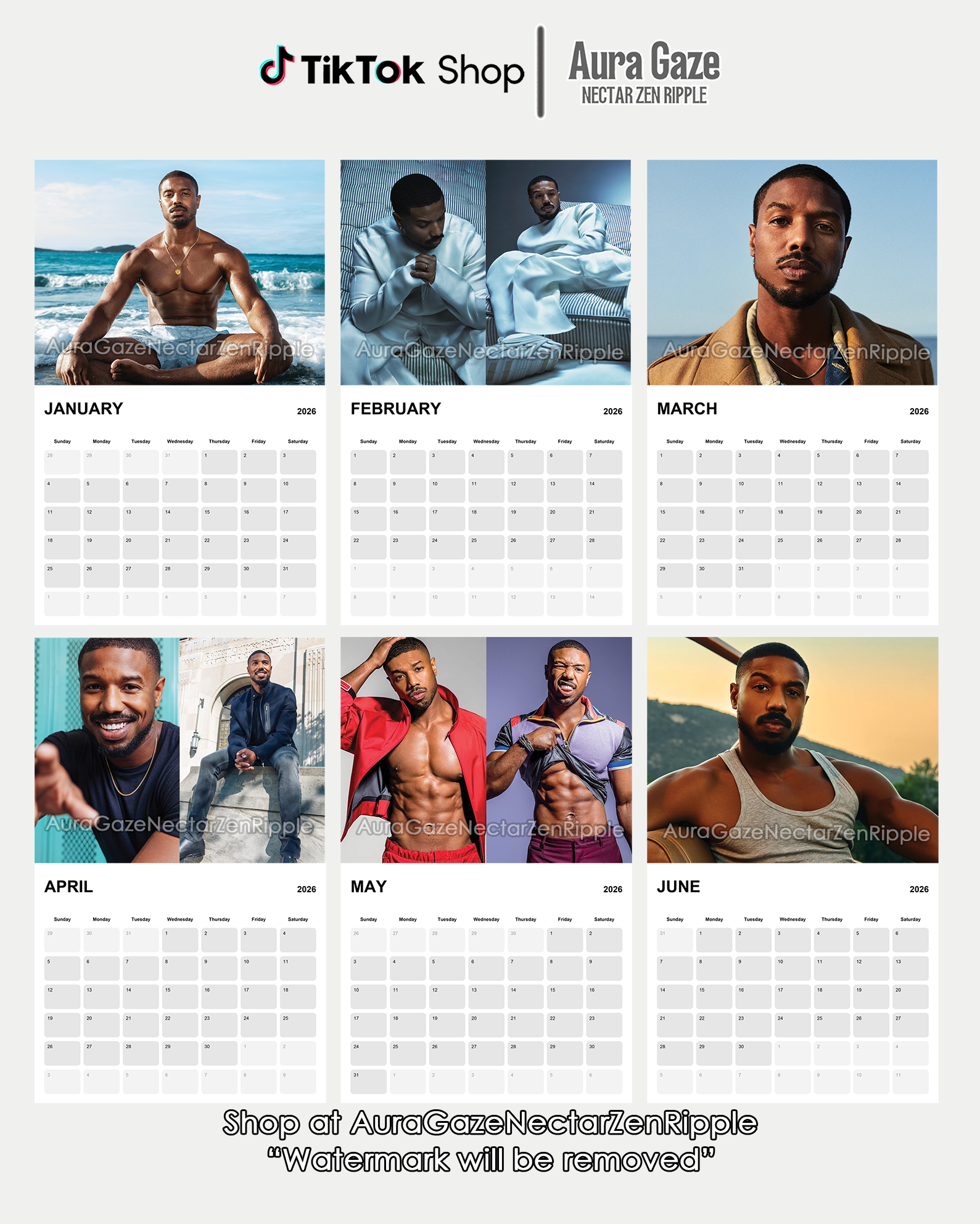 Michael B. Jordan – 2026 Calendar Michael B. Jordan – 2026 Calendar