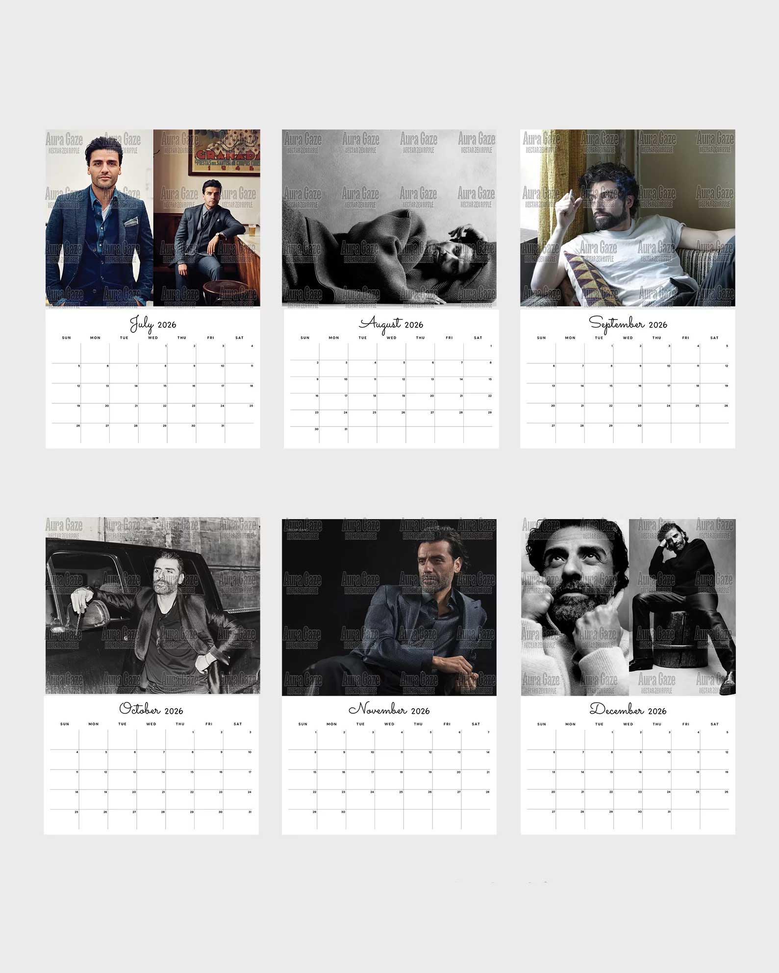 Oscar Issac – 2026 Calendar Oscar Issac – 2026 Calendar