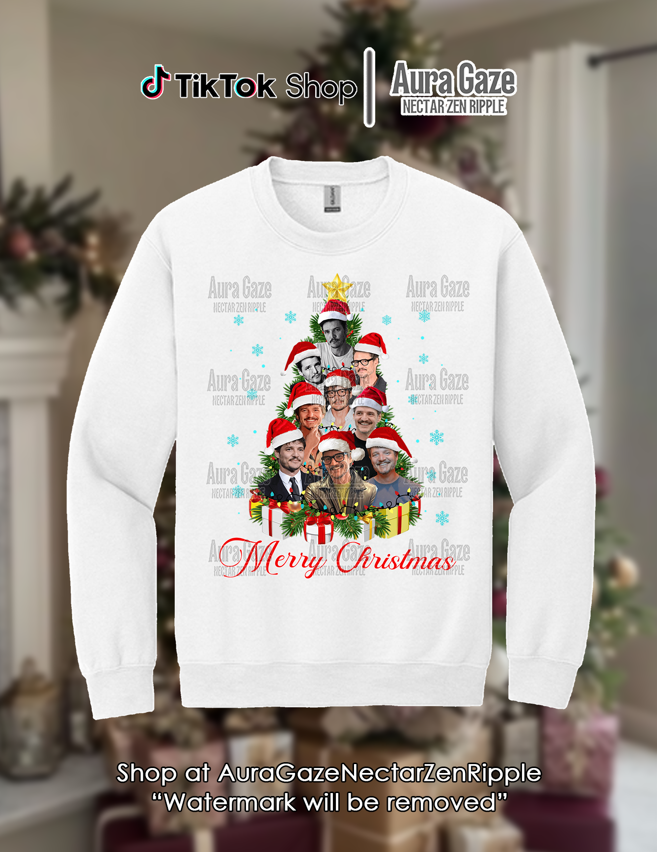 Christmas Pedro Pascal – Sweatshirt Christmas Pedro Pascal – Sweatshirt