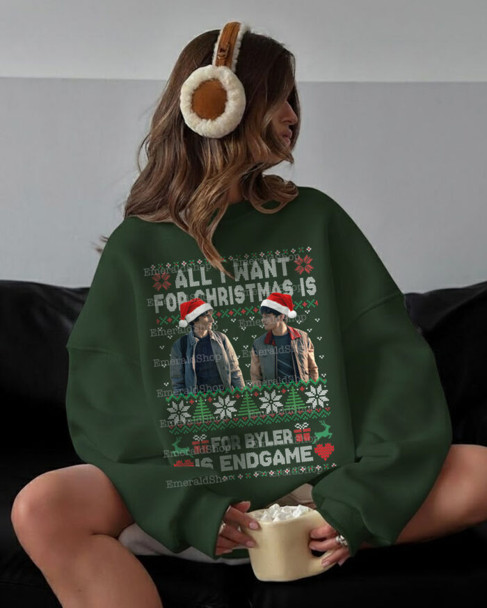 All I Want For Christmas Is Byler Endgame – Stranger Things Shirt